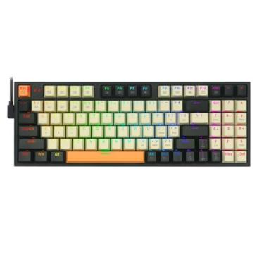 Imagem de Redragon Teclado mecânico para jogos com fio com retroiluminação RGB, 94 teclas, edição macro programável, teclado numérico, interruptores vermelhos, teclado mecânico compacto para PC, Mac, iPad