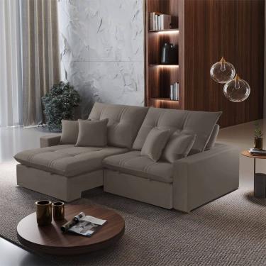 Imagem de Sofa 290 cm Braco 25 cm Retratil e Reclinavel Imperio Meu Sofa Online