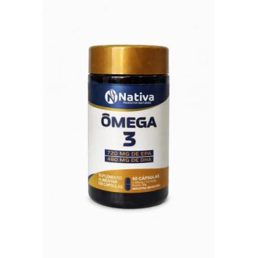 Imagem de Omega 3 720mg epa 480 dha 60 caps 1400mg nativa