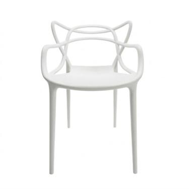 Imagem de Kit 1 Cadeiras Modernas Sala Jantar Cozinha Allegra Branca - DOM STARK