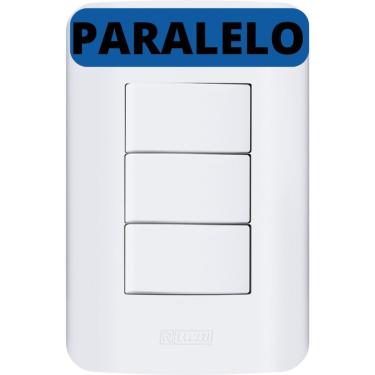 Imagem de Tomadas e Interruptores Linha Canoa 10A e 20A com Placas 4x2 e 4x4 Instalação Rápida Branco OEM