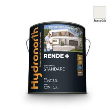 Imagem de Tinta Rende+ Acrílica Branco Gelo Fosco - Galão 3,6 Litros - Hydronort