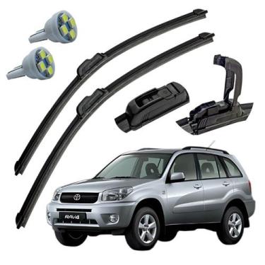 Imagem de Palheta Limpador Parabrisa Toyota RAV4 2000 A 2005 + Pingo T10 - Tiger