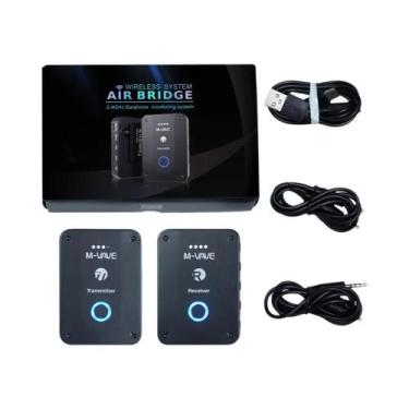 Imagem de Fone De Ouvido Sem Fio Recarregável Com Transmissor E Receptor M-VAVE 