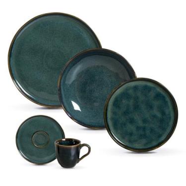 Imagem de Aparelho de Jantar 20 Peças Bio Oceano - Porto Brasil Cerâmica