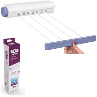 Imagem de Varal Retratil Plastico 3,6 Metros LOG Ordene