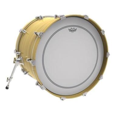 Imagem de Pele Remo Powerstroke 3 Coated Bass 26 porosa com anel abafador intern