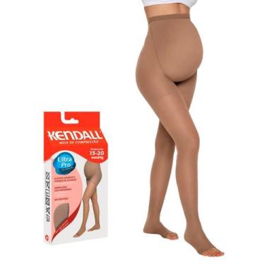 Imagem de Meia Calça de Compressão Kendall Gestante 15-20mmHg 1652 Mel - GG, Mel