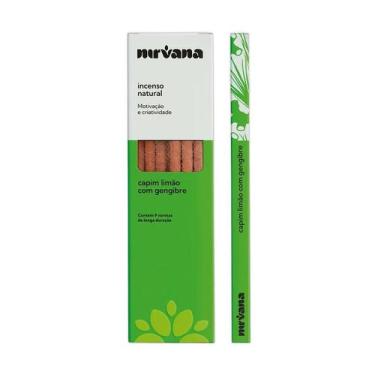 Imagem de Incenso nirvana natural (capim limão com gengibre)