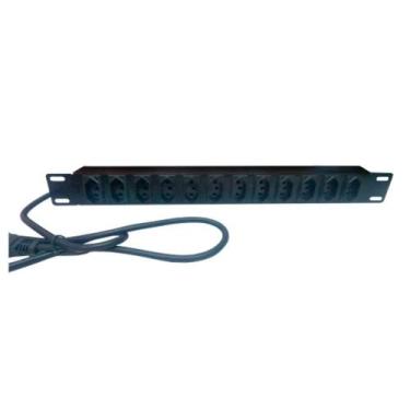 Imagem de Regua Rack 12 Tomadas 20A Cabo 1,10M 5306 Maxeletron - Max Eletron