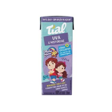 Imagem de Suco de Maçã e Uva Sem Adição de Açúcar Tial 200ml