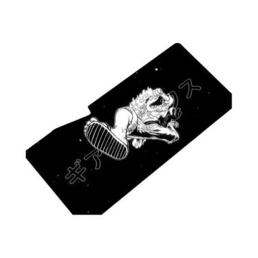Imagem de Mouse Pad De Borracha Preto E Branco Antiderrapante Luffy Para PC E La