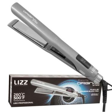 Imagem de Chapinha De Cabelo Lizz Extreme Profissional Original 500º F, Preto, B