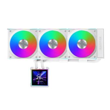 Imagem de Water cooler 360mm lian li hydroshift ii lcd-s 360cl, display lcd, whi