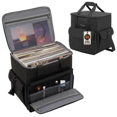 Imagem de Estojo para Discos de Vinil GarmentGlide Resistente à Água para 60 LPs