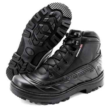 Imagem de COTURNO ADVENTURE TREKKING COURO EMBORRACHADO 286 KM PRETO Cor:Preto;Tamanho:43