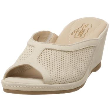 Imagem de Deer Stags Sandália anabela feminina Sue, Gelo, 6.5