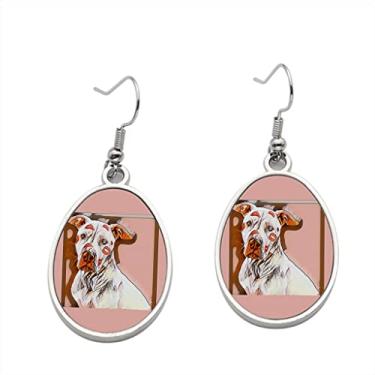 Imagem de Brinco colorido Pit Bull 2 – Brincos pendentes para meninas – Presente de festa de aniversário dos namorados