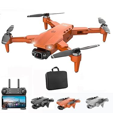 Imagem de Drone L900 Pro com Camera 4k Full HD Duas Cameras Com GPS 5G WIFI FPV Transmissão em Tempo Real Motores Brushless Alcance remoto 1,2km Drone Profissional Com Case (Laranja)