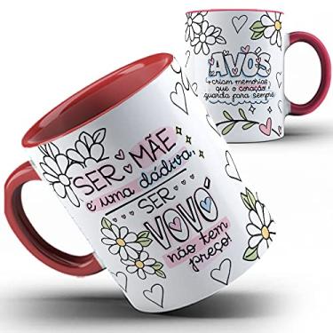 Imagem de Caneca vermelha avó Ser vovó não tem preço