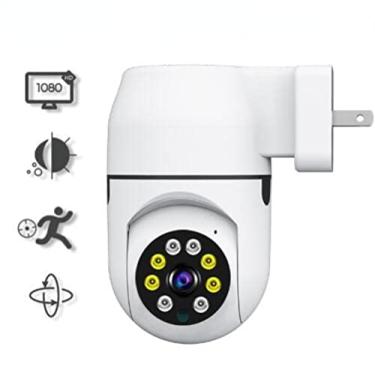 Imagem de V380 Pro Wifi PTZ Câmeras Quexoma de Vigilância 1080P Mini Visão Noturna Duas Vias Áudio Rastreamento Humano Plug Segurança Residencial Câmera IP