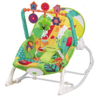 Imagem de Cadeira de Balanço Com Móbile Infantil Descanso Do Bebê De 0 à 18 Kg Nina Colorida Galzerano