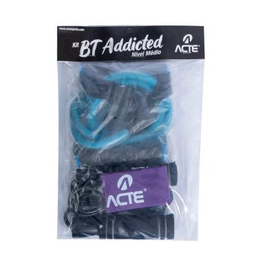Imagem de Acte Sports Kit Beach Tennis Addicted Medio Mini Band Extensor e Corda KIT-BTM, Cor: Azul