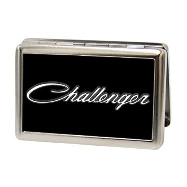 Imagem de Buckle-Down Metal Wallet-Challenger 3-d Script Fcg Preto/Branco/Cinza, Multicor, One Size