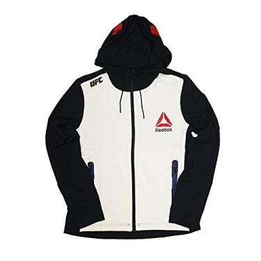 Imagem de Reebok Women's Fight Night Walk Out Hoodie (Black/White/Royal) AJ9823