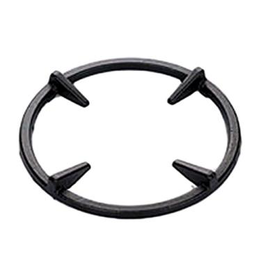 Imagem de Tripés de fogão de ferro fundido universais antiderrapantes pretos para cozinha wok anel de suporte de panela suporte de fogão rack de fogão suporte de panela de leite para fogão a gás - acessórios de fogão a gás