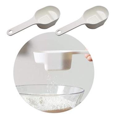 Imagem de EIKS 2 pacotes de farinha coador de colher para pó farinha de especiarias açucareiro ervas utensílio de cozinha