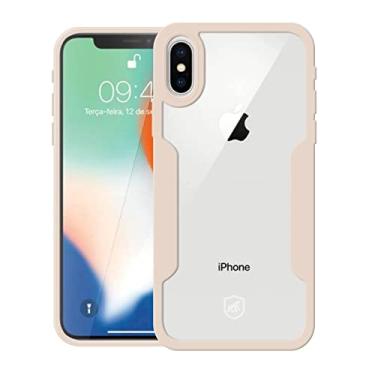 Imagem de Gshield Capa Case Capinha 360 Frente e Verso para (iPhone X/XS, Rosa)