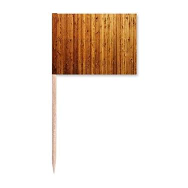 Imagem de Papel de parede de madeira laranja textura palito bandeiras marcador decoração de festa