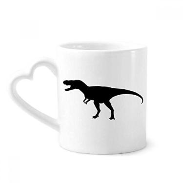 Imagem de Caneca de ossos de dinossauro em miniatura caneca de café cerâmica copo de coração de vidro