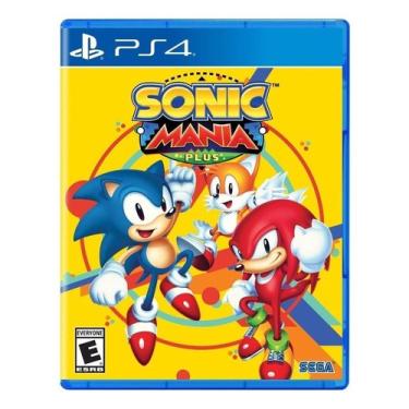 Quadro decorativo A4 Sonic Mania, JOGO, VIDEO GAME, CLÁSSICO