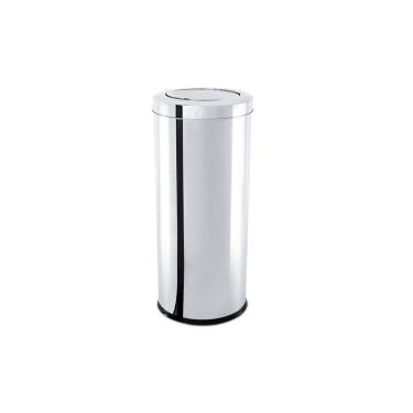 Imagem de Lixeira com Tampa Basculante Brinox Decorline 40,5 L - Ø 30x60 cm Aço Inox