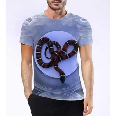 Imagem de Camiseta Camisa Cobra Coral Verdadeira Serpente Venenosa 10 - Estilo K