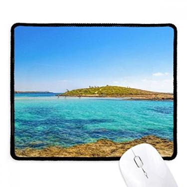 Imagem de Mouse pad Ocean Water Island Science Nature Picture Tapete de borracha para jogos
