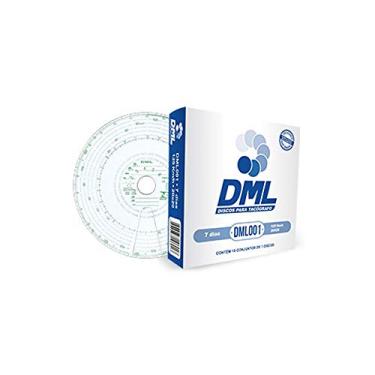 Imagem de Disco Tacógrafo Semanal 125km/h 10 Unidades/UN/DML