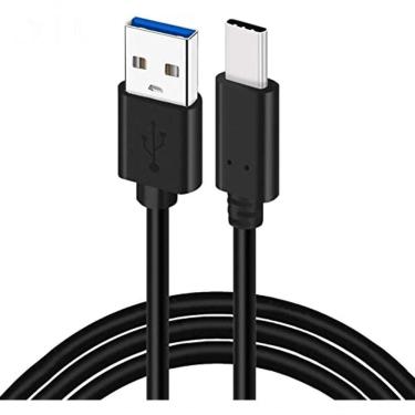 Imagem de Cabo Usb C Preto Turbo Compatível Com Samsung S20 S20 Fe