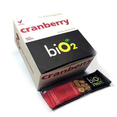 Imagem de Barra de 7 Castanhas com Cranberry Bio2 (Cx c/ 12 un de 25g)