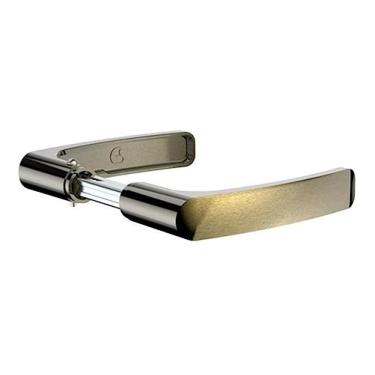 Imagem de Maçaneta Para Fechadura Universal Pali Reta Escovada Soprano