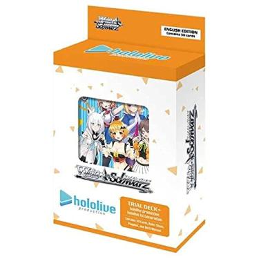 Imagem de Weiss Schwarz: produção hololive 1ª geração Trial Deck+ - 50 cartas por baralho, 1 cartão SR garantido