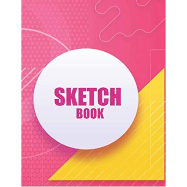 Imagem de sketch book notebook for drawing doodling or sketching arts lovers: 8.5 x 11 inch 21.59 x27.94 cm 120 pages drawing book pattern designe in Matte cover