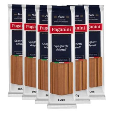Imagem de Kit c/ 6un Macarrão Spaghetti Integral PAGANINI 500g