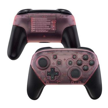 Imagem de eXtremeRate Cherry Pink Face e placa traseira para Nintendo Switch Pro Controller, capa de reposição para Nintendo Switch Pro - controle não incluído
