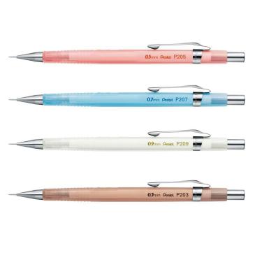 Imagem de Kit 4 Lapiseira Sharp For Clena Pentel