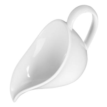 Imagem de SHOWERORO Molho Cerâmico Molheira cerâmica tigela molho jarro creme xarope café molheira leite chaleira molho leite clássico recipiente suprimentos pote creme branco