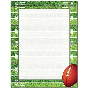 Imagem de Papel timbrado para campo de futebol a laser e jato de tinta, pacote com 100