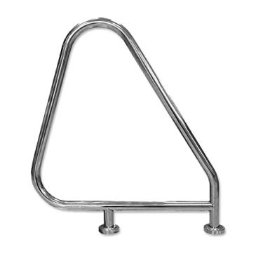 Imagem de Corrimão de piscina de aço inoxidável 304, fácil de montar, trilho de mão para piscina, antiderrapante, capacidade de carga de 113 kg, grade de escada de piscina 90 cm x 81 cm